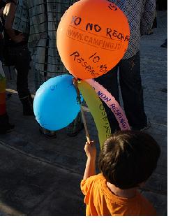 Io non respingo, manifestazione antirazzista, foto di Marcus